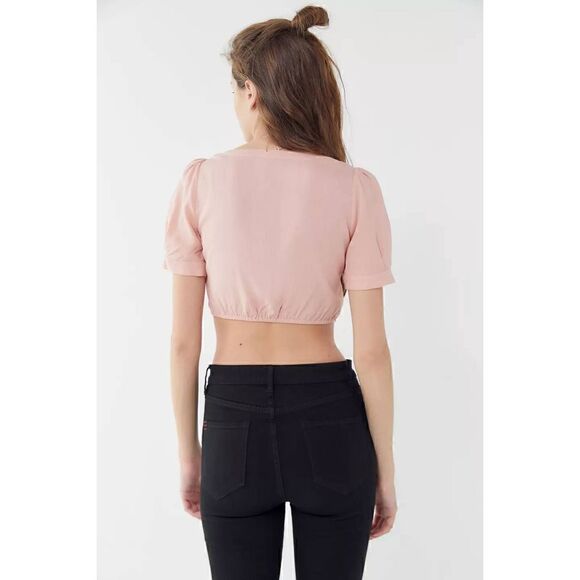 Urban Outfitters Button-Front Cropped Top Size XS NWT - Picture 3 of 12
